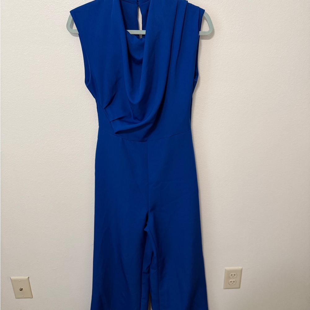 Blue jumpsuit